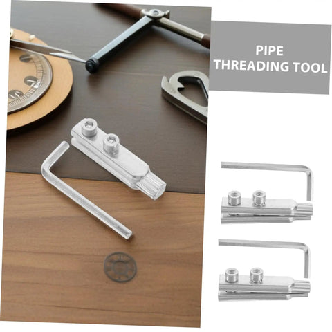Hot Deal Broken Valve Screw Extractor Kit: Stainless Steel 2pc Universal Pipe Wrench For Faucet Fixture Thread Removal And Extraction Tool