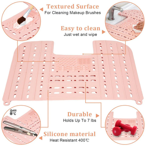 Foldable Silicone Sink Cover Is A Total Gamechanger For Keeping Your Bathroom Counter Crisp As It Acts Like A Waterproof Makeup Organizer That Shuts Down Water Spills And Secures Your Daily Beauty Gear From Moisture Damage At Home