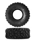 All Terrain ATV Tires 19x7-8 4-Ply Tubeless, Great For Mud And Sand, Ready To Roll On Off Road Trails, 19x7-8 Size, 2 Pack, Ideal For Most ATV UTV Models, Z-122 shown in side and tread view