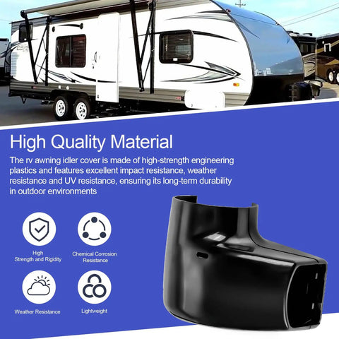 RV Awning Idler Cover Replacement For Non Motor Left End Cap Compatible With Carefree Colorado Compass Altitude Series
