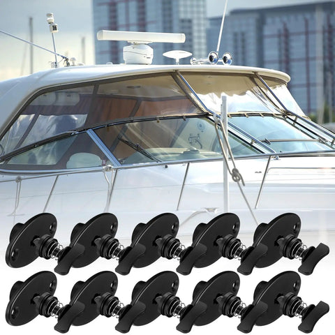 Five Piece Boat Windshield Fasteners Replacement Clips Set For Marine Boats Easy Install Bass Boat Clips Accessory for windshield