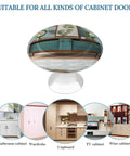 Sleek Round Stainless Steel Cabinet Knobs 2 Pack for dresser drawers, kitchen cupboards, bathroom, wardrobe, TV cabinet, wine cabinet.