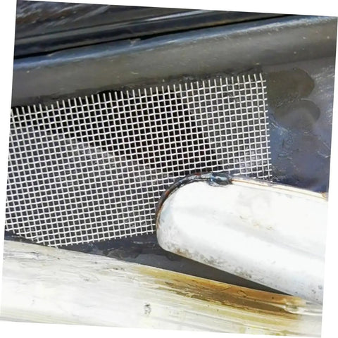 Stainless Steel Bumper Repair Mesh Screen Kit 15 Piece For Quick Weld Fixes That You Can Do Fast And Easy Fits Various Car Models