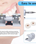 Top Shelf 110V Dental Polishing Lathe With Riproaring 550W Motor And Blistering 3000RPM Speed Designed For Hardcore Laboratory Buffing And Jewelry Casting Projects That Demand No Nonsense Reliability On Standard Workbenches polishing lathe with safety features and polishing wheels.