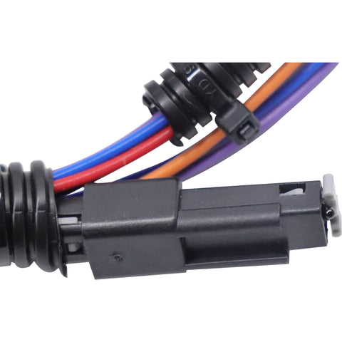 Transmission Internal Wiring Harness For 4L80E 4L85E Replacement Cable Assembly MT1 2004 Up GM Cars Chevy GMC Hummer close-up of connectors