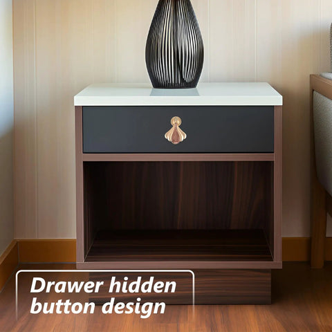 Modern Metal Cabinet Door Knobs And Wardrobe Drawer Pulls For Single Hole Install Premium Furniture Hardware on nightstand.