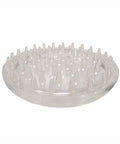 4 Inch Round Spiked Caster Cups For Carpet Protection And Furniture Stability Anti Dent Base Reduces Indentation And Prevents Sliding