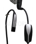 Road Trip Ready Ev Charging Adapter For Tesla Model 3 Or Model Y With Tt 30P Rv Plug Nickel Plated Terminals close-up view