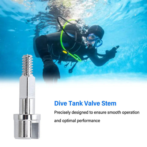 Beefed Up Heavy Duty Stainless Steel Dive Tank Valve Stem For Scuba Gear With Easy Install And Durable Spindle Built To Last