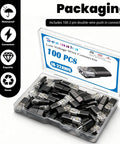 Packaging of Double Wire Plug In Connector For Low Voltage LED Strips 2 Pin Quick Connect Wire Connectors For 18-22 AWG