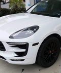 Porsche Macan with Smoked Lens Full LED Front Side Marker Kit, 2014-2024 1st Gen, Amber Sidemarker Lights installed