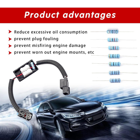 Plug And Play Honda Acura VCM Muzzler Harness Disable Kit With wiring harness and benefits for Accord 2008 and up vehicle