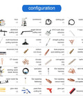 Spot Weld Dent Puller Machine For Auto Body Repair equipment and accessories detailed configuration chart