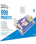 Ultimate STEM Electronics Kit For Kids Ages 8 And Up With 999 Projects In One Mega Circuit Set Includes 64 Components And Full Color Step By Step Manuals For Hands On Experiments Without Soldering Learn Physics And Electronics At Home, boxed kit