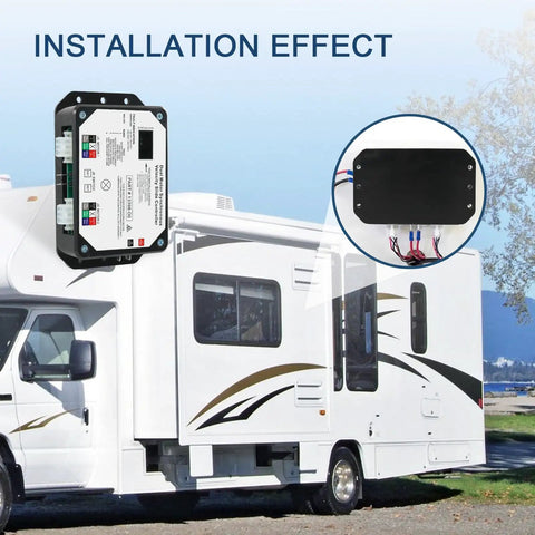 Dual Motor Synchronous Velocity RV Slide Controller Replacement Part 13398 D0 V Sync II for Lippert Slide Outs installed on RV