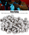 Fabater 50 Pcs A2 70 Stainless Steel Cap Nut Kit With Precise Threads For Auto Repair, Machining And Heavy Equipment Maintenance Installation Durable And Secure Fit Fastener Accessory, stainless cap nuts