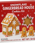 Gingerbread House Cookie Decorating Kit With Pre Baked Pieces Icing And Candies For Decorating Holiday Baking Set For Family Fun