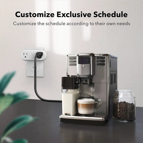Dual Outlet Smart Plug 15A WiFi Bluetooth Extender, Hands Free Voice Control With Alexa And Google Home, Remote App Timers, No Hub Needed, ETL Certified, 2.4G WiFi