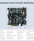 DIY Programmable ROS Tank Robot Kit With AI Camera For Jetson Nano B01 Recognition Tracking OpenCV And MediaPipe Vision Transbot SE Without Nano Starter Tank Chassis expansion board layout