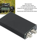 Portable RF Tuner and Standing Wavemeter 1.8MHz to 30MHz With 3300mAh Battery, OLED Display, field setup view