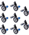 Stainless Steel 8mm Hex Bike Crank Arm Bolts Set For Crank Fixes And Headset Replacement arranged in eight pieces
