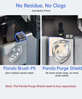 Panda Brush PX Nozzle Cleaning Kit For Bambu-Lab P1P P1S X1 X1C X1E 3D Printers installed showing nozzle wiper and purge shield.