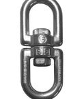 Top Shelf Marine Grade 316 Stainless Steel Anchor Swivel Eye And Eye 6mm 1/4 Inch Heavy Duty Boat Rigging Hardware, top view.