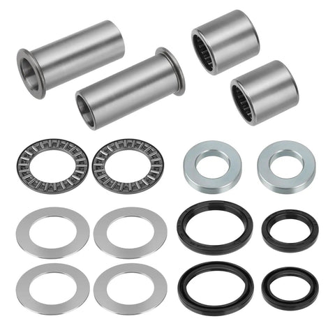 Beefed Up Swing Arm Bearing Seal And Bushing Kit For Dirt Bikes Fits RM125 RM250 RMZ250 RMZ450 RMX450Z DRZ400 2000-2023 OEM 61252-37F00 61252-37F01 61252-36E00 Replacement, bearings, seals, washers