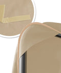 Replacement Porch Top Cover For Patio Outdoor Swing Seat Furniture 77X43 Beige No Hassle Velcro Tabs detail view