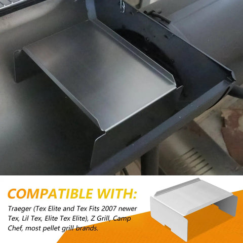 Stainless Steel Heat Baffle Diffuser Replacement Part For Traeger Pro 22 And 34 Series Tex Elite Tex 2007 Newer Camp Chef Z Grill