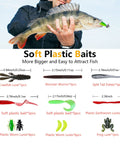 Ultimate Fishing Lures Kit With Crankbaits Topwater Spinnerbaits Worms Jigs Hooks Tackle Box And More Gear For Bass And Trout.
