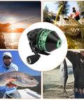 Spincast Fishing Reel With 4.1 To 1 Gear Ratio, Closed Face Design, Durable ABS And Metal Build, Lightweight Yet Tough.