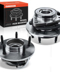 2 Pack Front Wheel Bearing And Hub Assembly With ABS For Ford F150 1997 1998 1999 2000 4WD And 5 Lug Wheel Hub Replacement Set