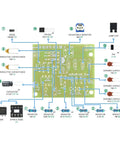 Beginner Friendly Soldering Practice Kit With Multiplex Waveform Generator Plug In Circuit Board Learn Soldering Skills diagram