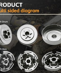 Three Eighths Inch 6 Tooth Sprocket Clutch Drum Bearing Chainsaw Parts Kit, clutch drum and assembly diagram