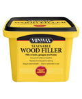Stainable Wood Filler For Cracks And Dings 16 Oz Paintable Latex Formula That Accepts Oil And Water Based Stains Indoor Outdoor