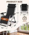 Cozy Folding Recliner Chair With Adjustable Back And Removable Cushion For Indoor Outdoor Use 440 Pound Capacity details