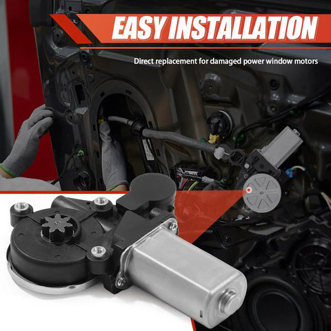 Toyota Power Window Lift Motor Front Left Driver Side For Camry 2002-2006 Highlander 2001-2007 RAV4 2001-2005 Scion Xa 2004-2006 Replace 85720-12300 85720-32160 4710011, installed