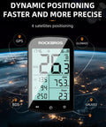 Ride Ready Bike Computer With Four Satellite Systems GPS GLONASS BDS GALILEO ANT Plus Bluetooth Waterproof 2.9 Inch LCD display
