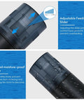 Smart Wireless Fish Feeder With App Control And Timer For Aquariums adjustable feeding slider and moisture-proof cover