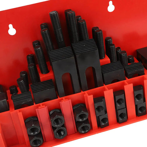 Heavy Duty M12 T Slot Clamp Kit Hold Down Clamp Set For Lathe And Milling Machines With Press Plate 14mm Table T Slot Fit