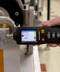 Vibration Meter And Datalogger With NIST Traceability Certificate For Acceleration Velocity And Displacement On The Spot Equipment Health Check And Maintenance With Fast Range Selection And Real World Vibration Readouts on machine