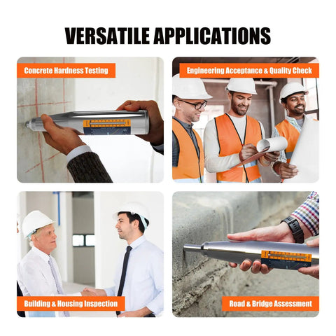 Concrete Rebound Hammer Onsite Strength Testing And Quality Inspection Tool used in various engineering projects