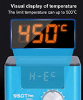 Top Tier 75W Pro Soldering Station With Rapid Heat Up And Precise Temp Control From 200 To 500 Celsius display showing 450°C.