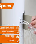 Applying Waterproof Patch And Seal Tape 4 Inch By 13 Foot Extra Thick Adhesive Layer for sealing pipe leaks.