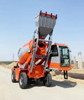 Pro Grade Automatic Concrete Mixer For New Home Projects And Highway Paving Heavy Duty Cement Mixing Machine with hydraulic feed system.