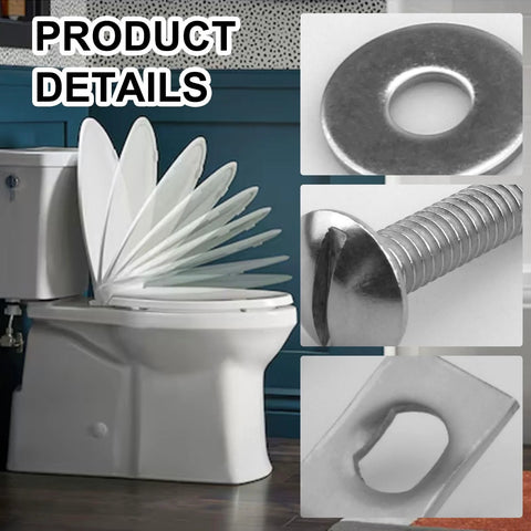 Toilet Seat Anchor Kit Compatible With Models K-3386, K-3393, K-3398, K-3564, K-14338, K-3607 And Similar Seats, Replacement Parts
