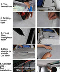 Installation steps for 450 Piece RGBW Fiber Optic Star Light Kit For Car And Ceiling 9.8ft Optical Fiber End Glow Ends App And Remote.