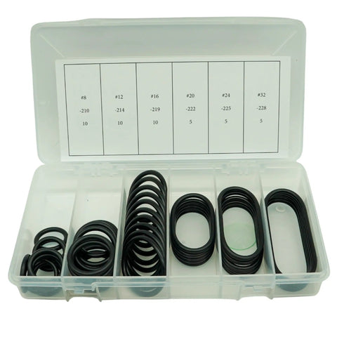 Max Truck O Ring Kit For Service Trucks And Hydraulic Repair, 70 And 90 Duro Buna N O Rings, 1,415 Piece Assortment For Automotive And Industrial Use, On The Go Mobile Service And Pro Shops in a plastic case
