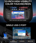 16 Channel ELRS Transmitter With AG02 CNC Hall Gimbals And 3.5 Inch IPS Touchscreen Pro Grade RC Controller display features